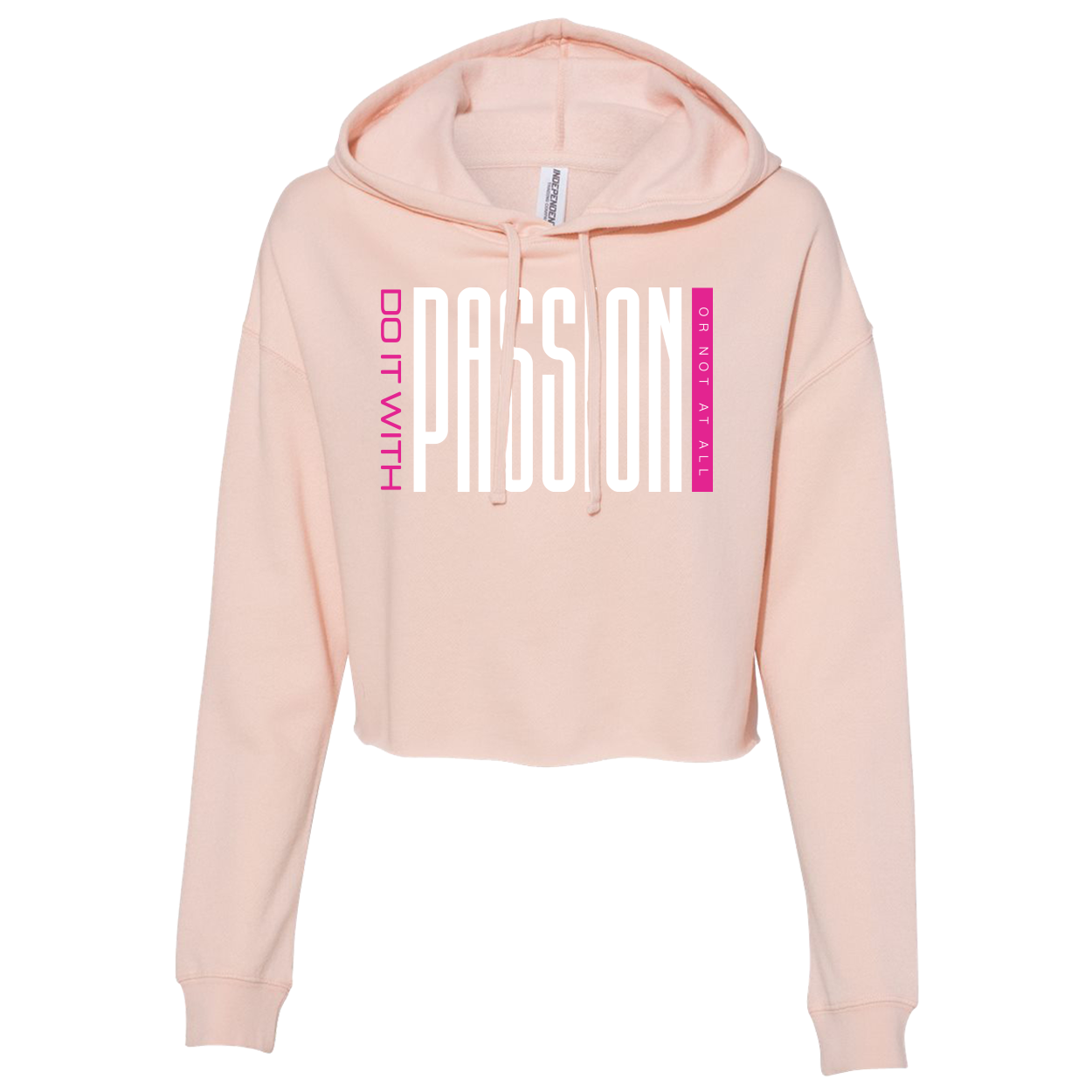 Do It With Passion Crop Hoodie