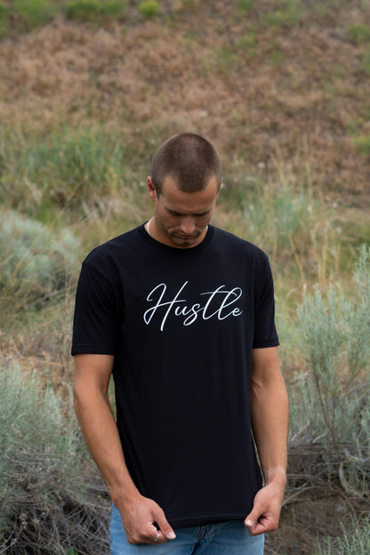 Hustle Cursive Men's T-Shirt